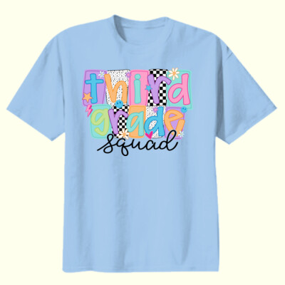 Third Grade Squad 89-173 - Youth Heavy Cotton 100% Cotton T Shirt Thumbnail