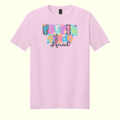 Fourth Grade Squad 89-174 - Adult Softstyle ® T Shirt Thumbnail
