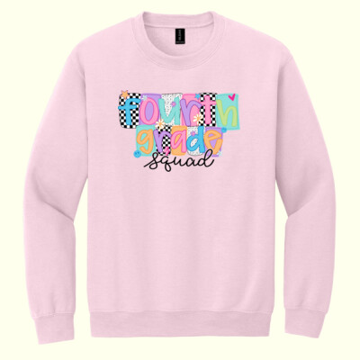 Fourth Grade Squad 89-174 - Heavy Blend Crewneck Sweatshirt Thumbnail