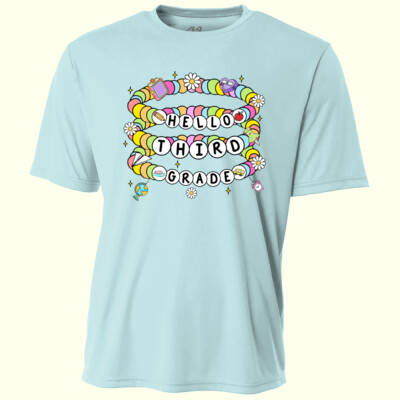 Hello Third Grade 89-178 - Adult Cooling Performance Short Sleeve Tee Thumbnail