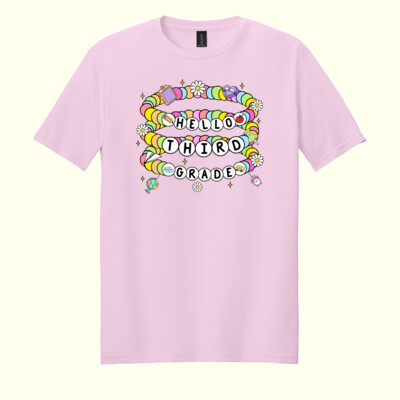 Hello Third Grade 89-178 - Adult Softstyle ® T Shirt Thumbnail