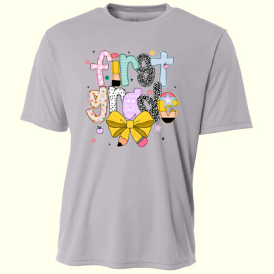First Grade Coquette Pencil 89-184 - Adult Cooling Performance Short Sleeve Tee Thumbnail