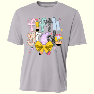 Fifth Grade Coquette Pencil Bow 89-187 - Youth Cooling Performance Short Sleeve Tee Thumbnail