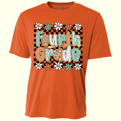 Fourth Grade Checkered 89-189 - Youth Cooling Performance Short Sleeve Tee Thumbnail