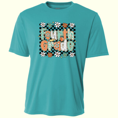 Fourth Grade Checkered 89-189 - Adult Cooling Performance Short Sleeve Tee Thumbnail