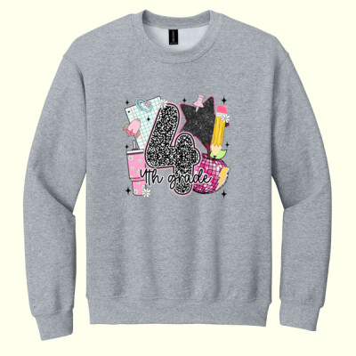 Fourth Grade Composition 89-190 - Heavy Blend Crewneck Sweatshirt Thumbnail
