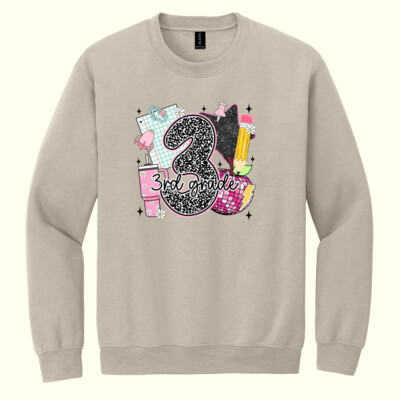 Third Grade Composition 89-191 - Heavy Blend Crewneck Sweatshirt Thumbnail