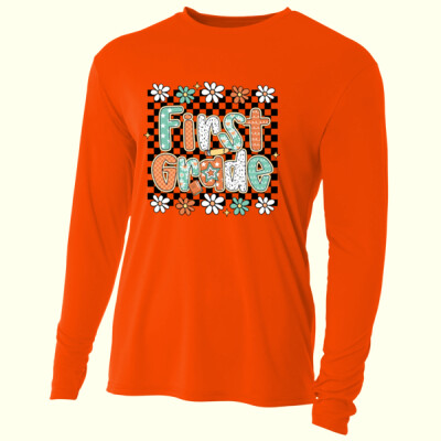 First Grade Checkered 89-192 - Adult Cooling Performance Long Sleeve Tee Thumbnail