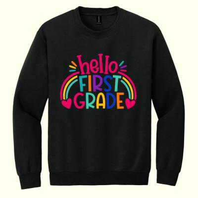Hello First Grade 89-193 - Heavy Blend Crewneck Sweatshirt Thumbnail