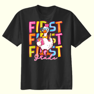 First Grade Goose 89-200 - Youth Heavy Cotton 100% Cotton T Shirt Thumbnail