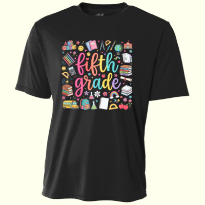 Fifth Grade Doodle 89-203 - Adult Cooling Performance Short Sleeve Tee Thumbnail