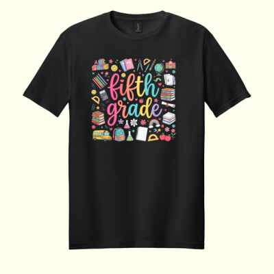 Fifth Grade Doodle 89-203 - Adult Softstyle ® T Shirt Thumbnail