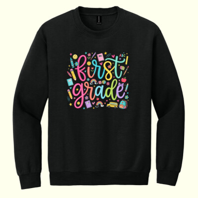 First Grade Doodle 89-204 - Heavy Blend Crewneck Sweatshirt Thumbnail