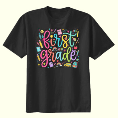 First Grade Doodle 89-204 - Youth Heavy Cotton 100% Cotton T Shirt Thumbnail