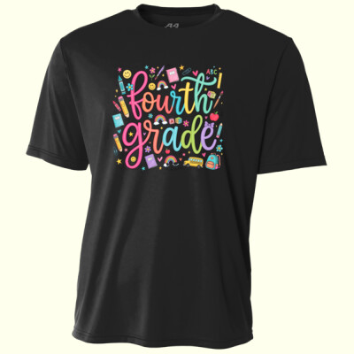 Fourth Grade Doodle 89-205 - Adult Cooling Performance Short Sleeve Tee Thumbnail