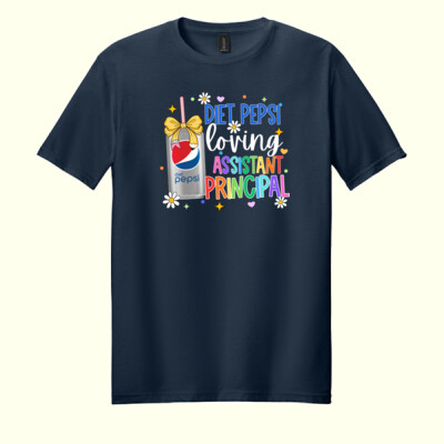 Diet Pepsi Loving Assistant Principal 84-200 - Adult Softstyle ® T Shirt Thumbnail