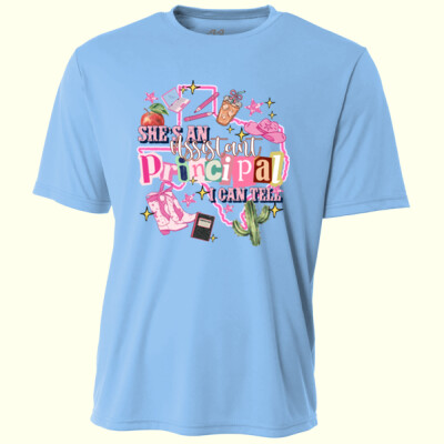 She's an Assistant Principal, I Can Tell 84-202 - Adult Cooling Performance Short Sleeve Tee Thumbnail