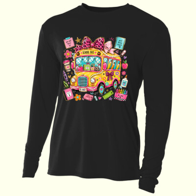 School Bus 99-310 - Adult Cooling Performance Long Sleeve Tee Thumbnail