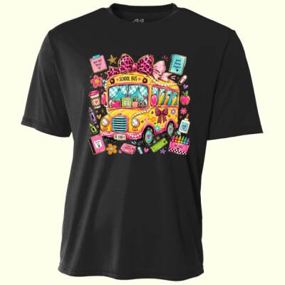 School Bus 99-310 - Adult Cooling Performance Short Sleeve Tee Thumbnail