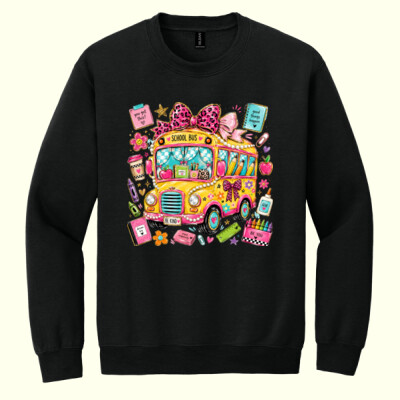 School Bus 99-310 - Heavy Blend Crewneck Sweatshirt Thumbnail