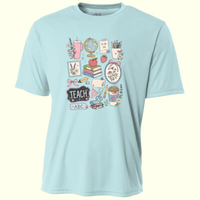 Teach Vintage 99-311 - Adult Cooling Performance Short Sleeve Tee Thumbnail
