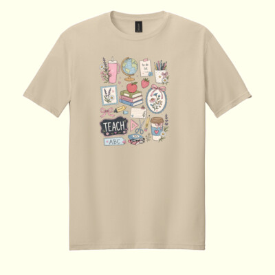 Teach Vintage 99-311 - Adult Softstyle ® T Shirt Thumbnail