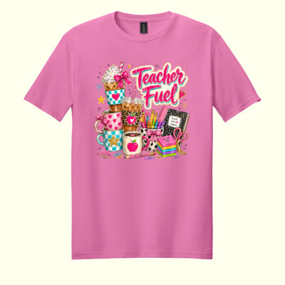 Teacher Fuel 99-312 - Adult Softstyle ® T Shirt Thumbnail