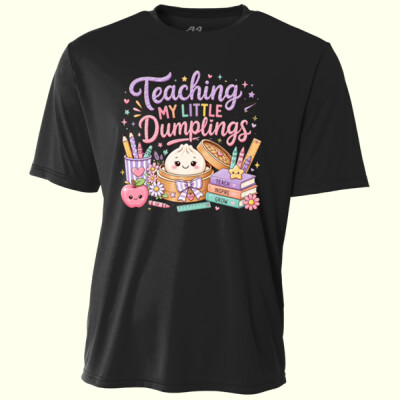 Teaching My Little Dumplings 99-313 - Adult Cooling Performance Short Sleeve Tee Thumbnail