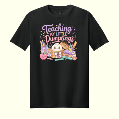 Teaching My Little Dumplings 99-313 - Adult Softstyle ® T Shirt Thumbnail