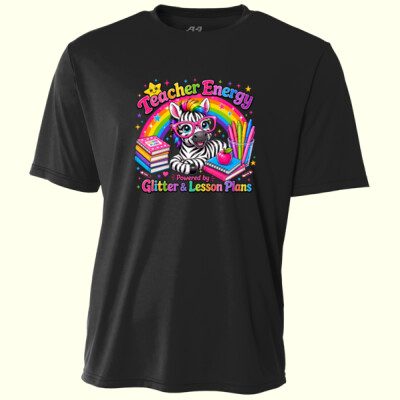 Teacher Energy Zebra 99-314 - Adult Cooling Performance Short Sleeve Tee Thumbnail