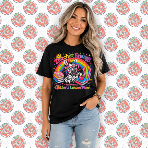 Teacher Energy Zebra 99-314 - Adult Softstyle ® T Shirt Thumbnail