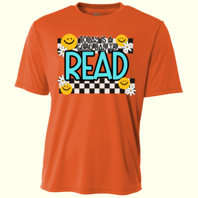 Today Is a Good Day to READ-99-317  - Adult Cooling Performance Short Sleeve Tee Thumbnail