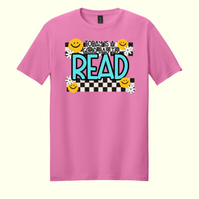 Today Is a Good Day to READ-99-317  - Adult Softstyle ® T Shirt Thumbnail