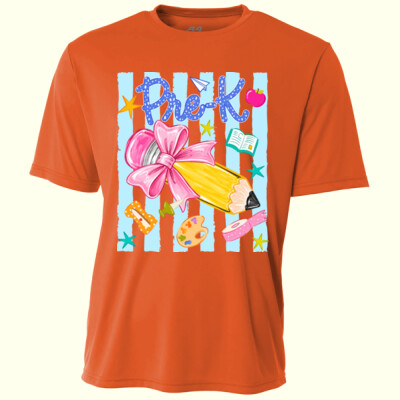Pre-K  Pencil Coquette 96-139- - Adult Cooling Performance Short Sleeve Tee Thumbnail