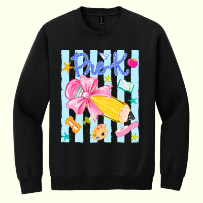 Pre-K  Pencil Coquette 96-139- - Heavy Blend Crewneck Sweatshirt Thumbnail