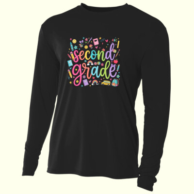 Second Grade Doodle 89-206 - Adult Cooling Performance Long Sleeve Tee Thumbnail