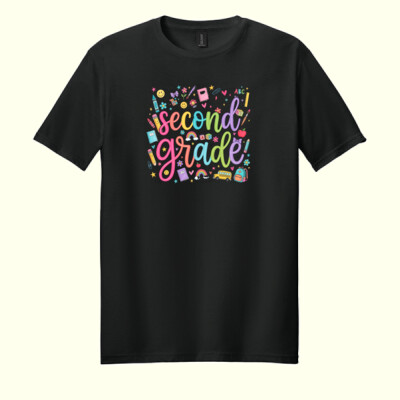 Second Grade Doodle 89-206 - Adult Softstyle ® T Shirt Thumbnail