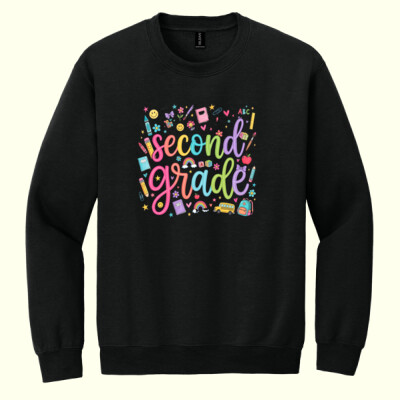 Second Grade Doodle 89-206 - Heavy Blend Crewneck Sweatshirt Thumbnail