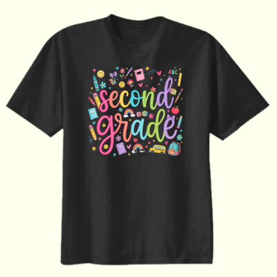 Second Grade Doodle 89-206 - Youth Heavy Cotton 100% Cotton T Shirt Thumbnail