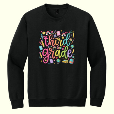 Third Grade Doodle 89-207 - Heavy Blend Crewneck Sweatshirt Thumbnail