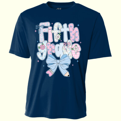 Fifth Grade Pastel Coquette 89-209 - Youth Cooling Performance Short Sleeve Tee Thumbnail