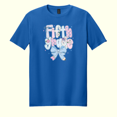 Fifth Grade Pastel Coquette 89-209 - Adult Softstyle ® T Shirt Thumbnail