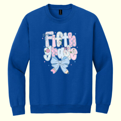 Fifth Grade Pastel Coquette 89-209 - Heavy Blend Crewneck Sweatshirt Thumbnail