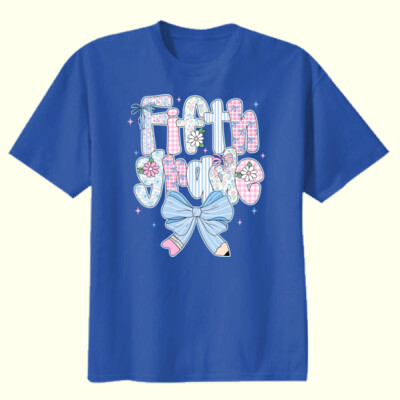 Fifth Grade Pastel Coquette 89-209 - Youth Heavy Cotton 100% Cotton T Shirt Thumbnail