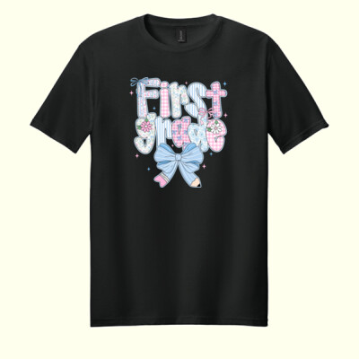 First Grade Pastels Coquette 89-210 - Adult Softstyle ® T Shirt Thumbnail