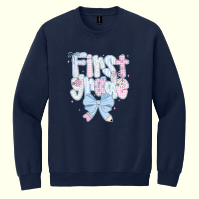 First Grade Pastels Coquette 89-210 - Heavy Blend Crewneck Sweatshirt Thumbnail