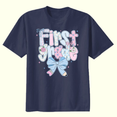 First Grade Pastels Coquette 89-210 - Youth Heavy Cotton 100% Cotton T Shirt Thumbnail