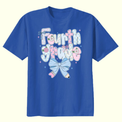 Fourth Grade Pastels Coquette 89-212 - Youth Heavy Cotton 100% Cotton T Shirt Thumbnail