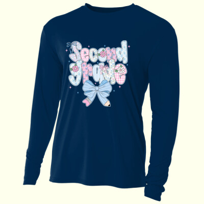 Second Grade Coquette Pastels 89-214 - Adult Cooling Performance Long Sleeve Tee Thumbnail