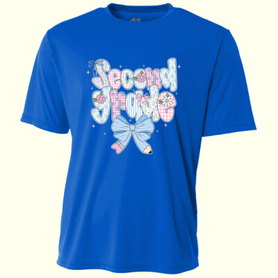 Second Grade Coquette Pastels 89-214 - Adult Cooling Performance Short Sleeve Tee Thumbnail
